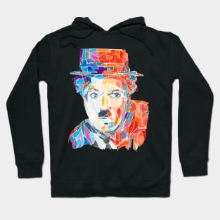 Charlie Chaplin with hat Hoodie